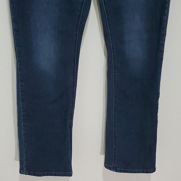 BUFFALO Misha 32x31 dark wash size 14 mid rise straight leg jeans - Picture 3 of 8